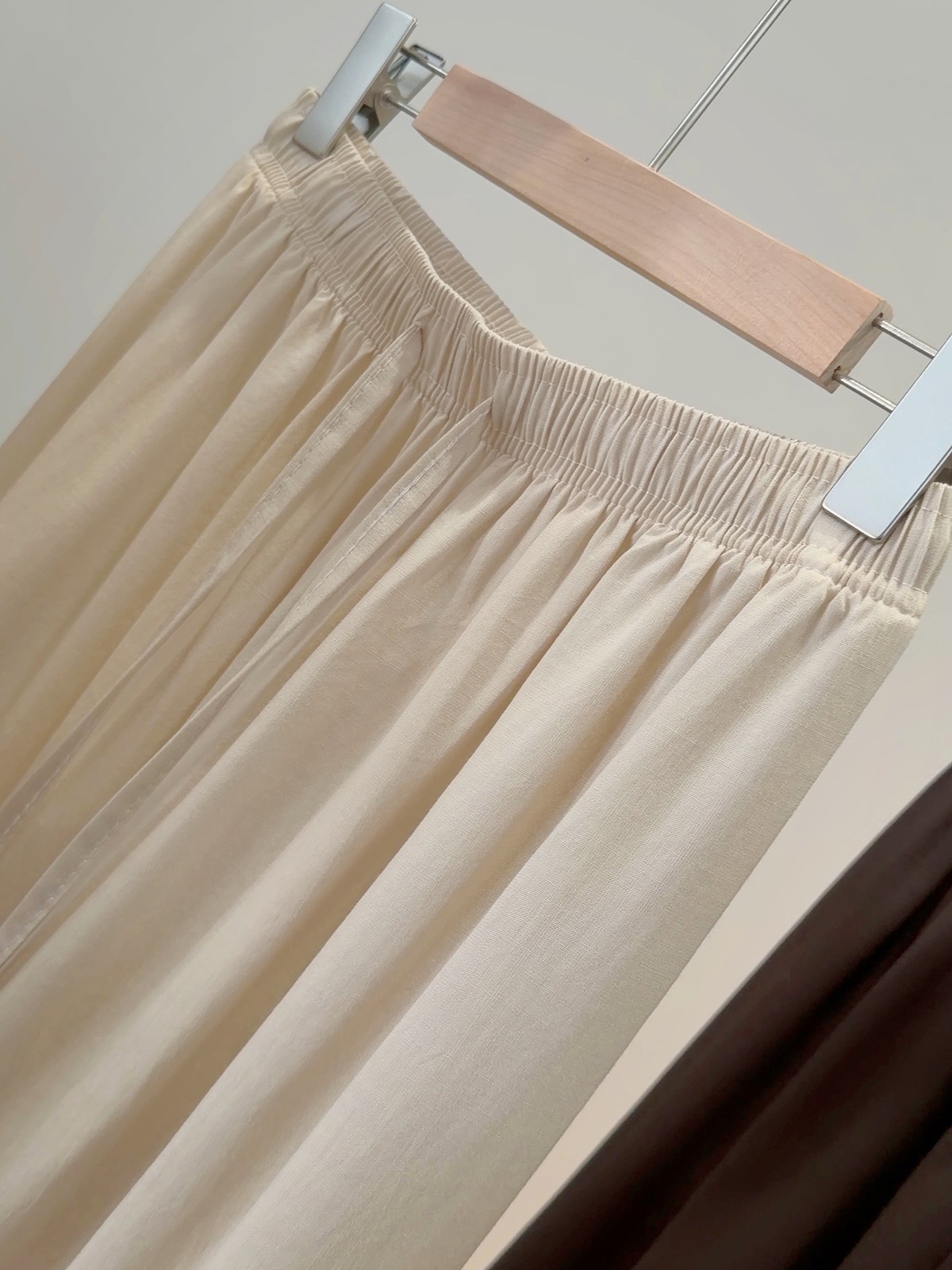 Women's High-Waisted Wide Leg Pants Style Cotton Linen Drawstring Slimming Casual Trousers Versatile Thin Summer_ecoleips.com