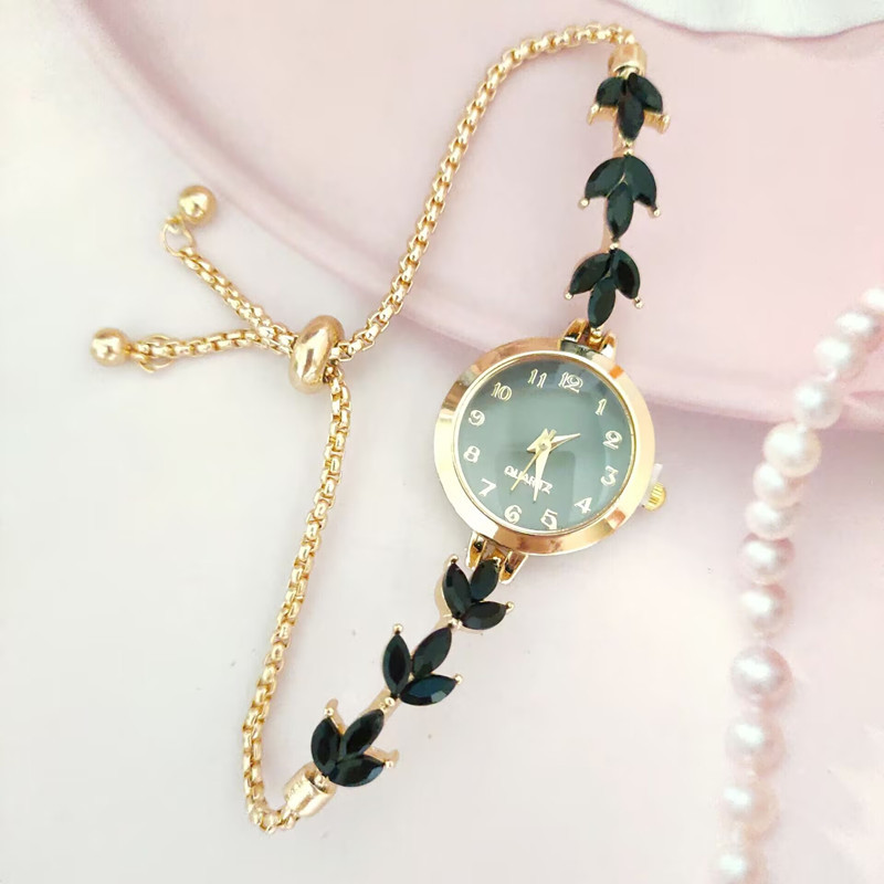 Quartz Movement Casual Elegant Petal Magnet Buckle Quartz Women's Watches