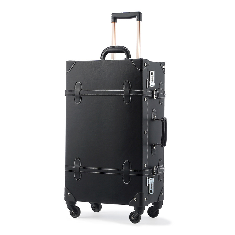 [Entrega de una pieza] Equipaje retro para mujeres ins Caja de carro pequeña de celebridad de Internet Estuche de embarque de 20 pulgadas para hombres