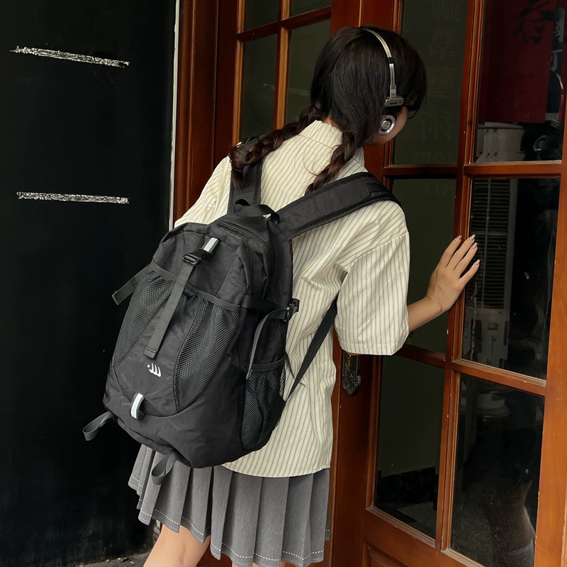 Space travel sports capacious backpack, shoulder bag, climbing school bag for hiking, for students