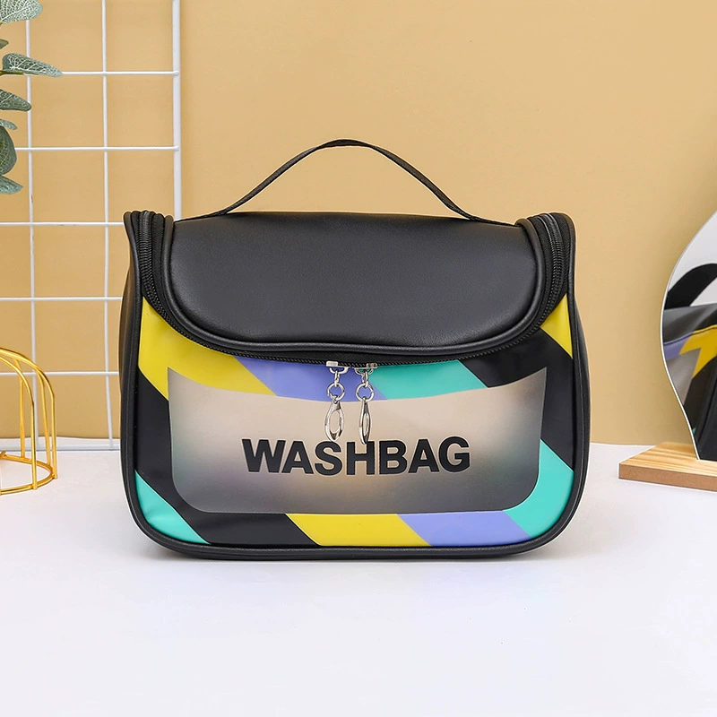 Handheld waterproof purse PVC, capacious storage system, travel bag