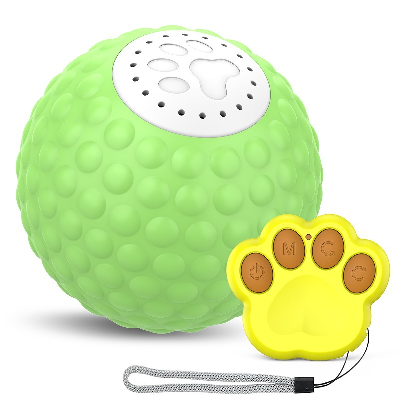 Amazon popular mascota juguete inteligente gato bola rodante sonido divertido gato bola gato actualización versión de Control Remoto C1