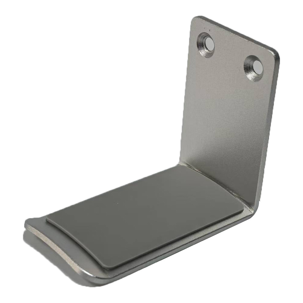 Soporte para auriculares Soporte de exhibición de almacenamiento de oficina de doble cara multifuncional montado en la cabeza de aleación de aluminio Soporte para auriculares giratorio de silicona