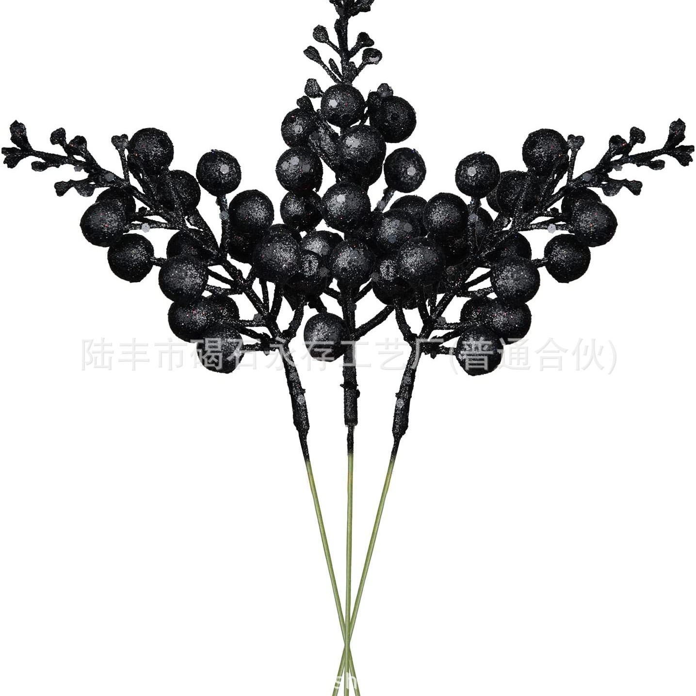 15 cabezas brillante Rosa Blanco Rojo Dorado ramo de accesorios de Navidad decoración DIY ramo de flores Polo accesorios Berry