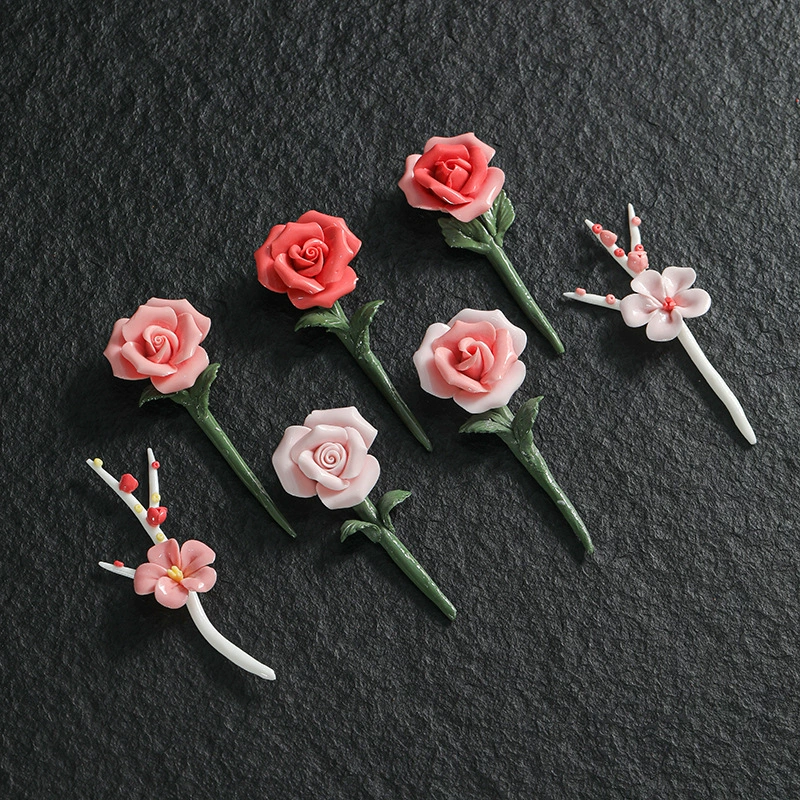 Креативная керамическая цветочная ветвь ручной работы