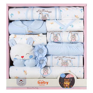 Newborn Gift Box Baby Clothes Supplies Newborn Baby Full Moon Meeting Gift Summer Set