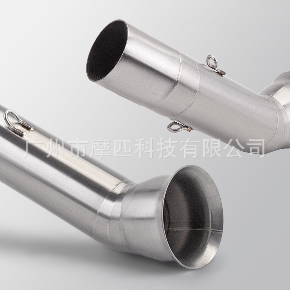 Motorcycle modification is suitable for Hyperstrada hacker 821 mid-tail stainless steel 2013-2018