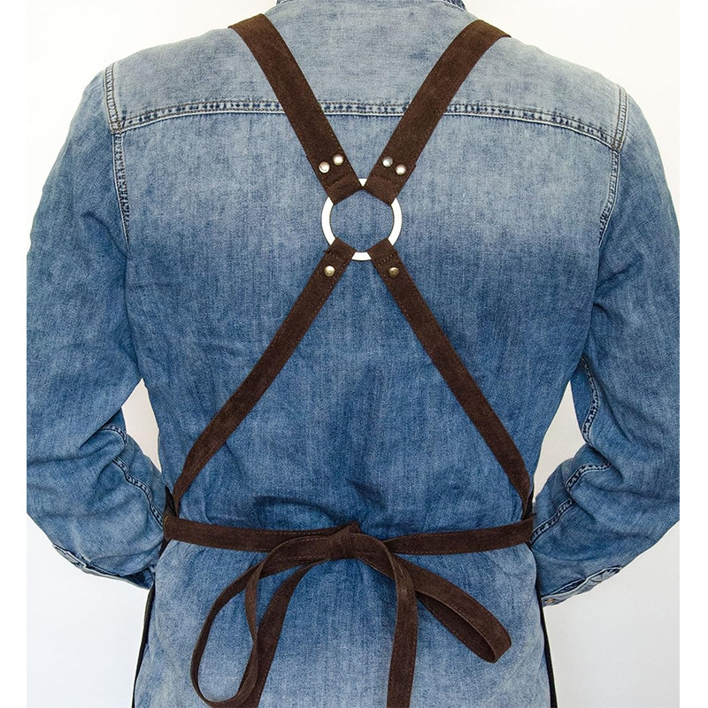 Nuevo delantal de lona gruesa transfronterizo logotipo personalizado granja granja hipódromo ropa de trabajo herramienta delantal fabricante al por mayor personalizado