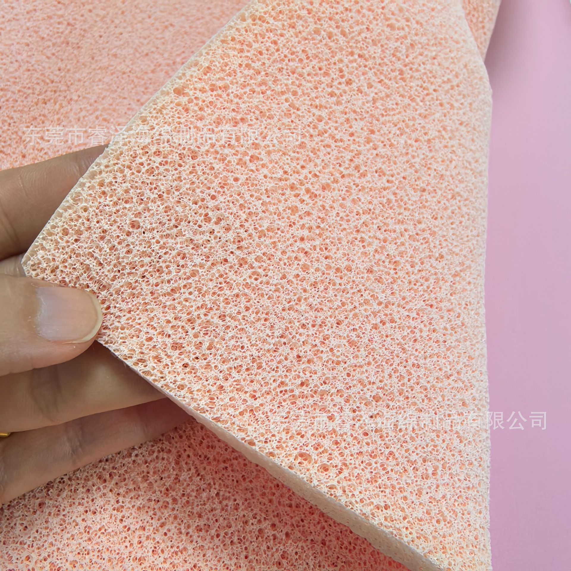 亲肤性非乳胶海绵粉扑吸粉乳胶海绵材料粗孔亲肤性乳胶泡绵厂家