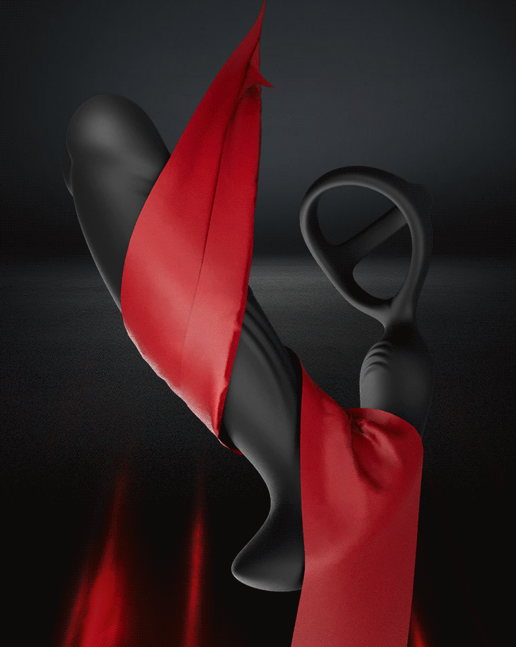 Arching Dragon Remote-Control Vibrating Prostate Massager with Double-Ring Locking Telescopic Plug — detail image 18