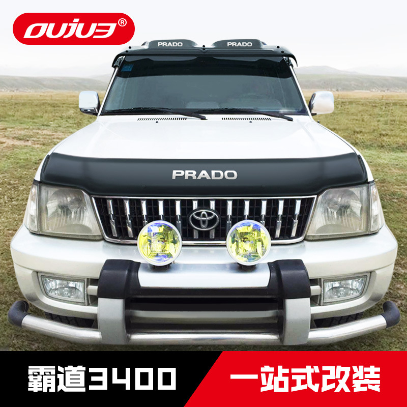 Toyota Prado Overlord 3400 LC90 LC95 Accesorios de modificación de protector solar de vidrio delantero