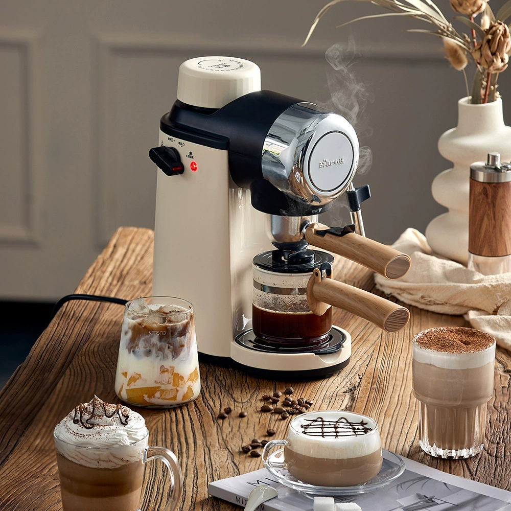 Bear coffee machine KFJ-A02R2 home Italian semi-automatic 5BAR pump pressure steam high-pressure extraction of milk brewing