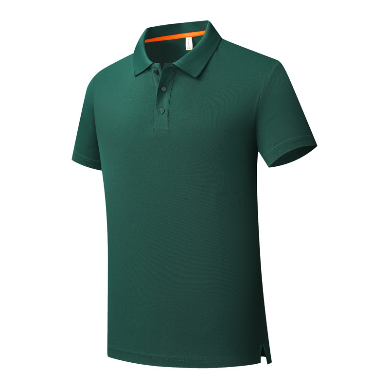 Polo de manga corta de seda helada con solapa, camiseta personalizada para empresa, ropa de trabajo con logotipo bordado, uniforme de fábrica de moda, para hombre, verano.