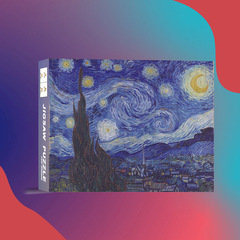 1000片拼圖一千塊兒童益智男女孩玩具成人版減壓高難度梵高星空