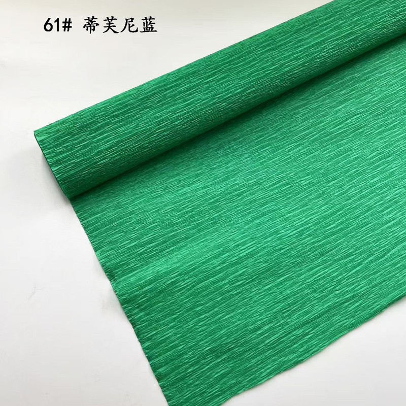卸売りカラーしわ紙厚い縁紙花包装手作りdiy花芸製作材料しわ紙|undefined