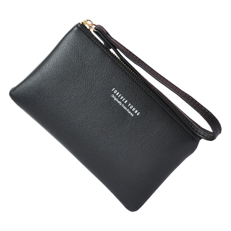 【Cross-Border Hot Item】Women's Long Wallet Clutch Bag with Zipper, Large Capacity Clutch Bag, New Fashion Coin Purse