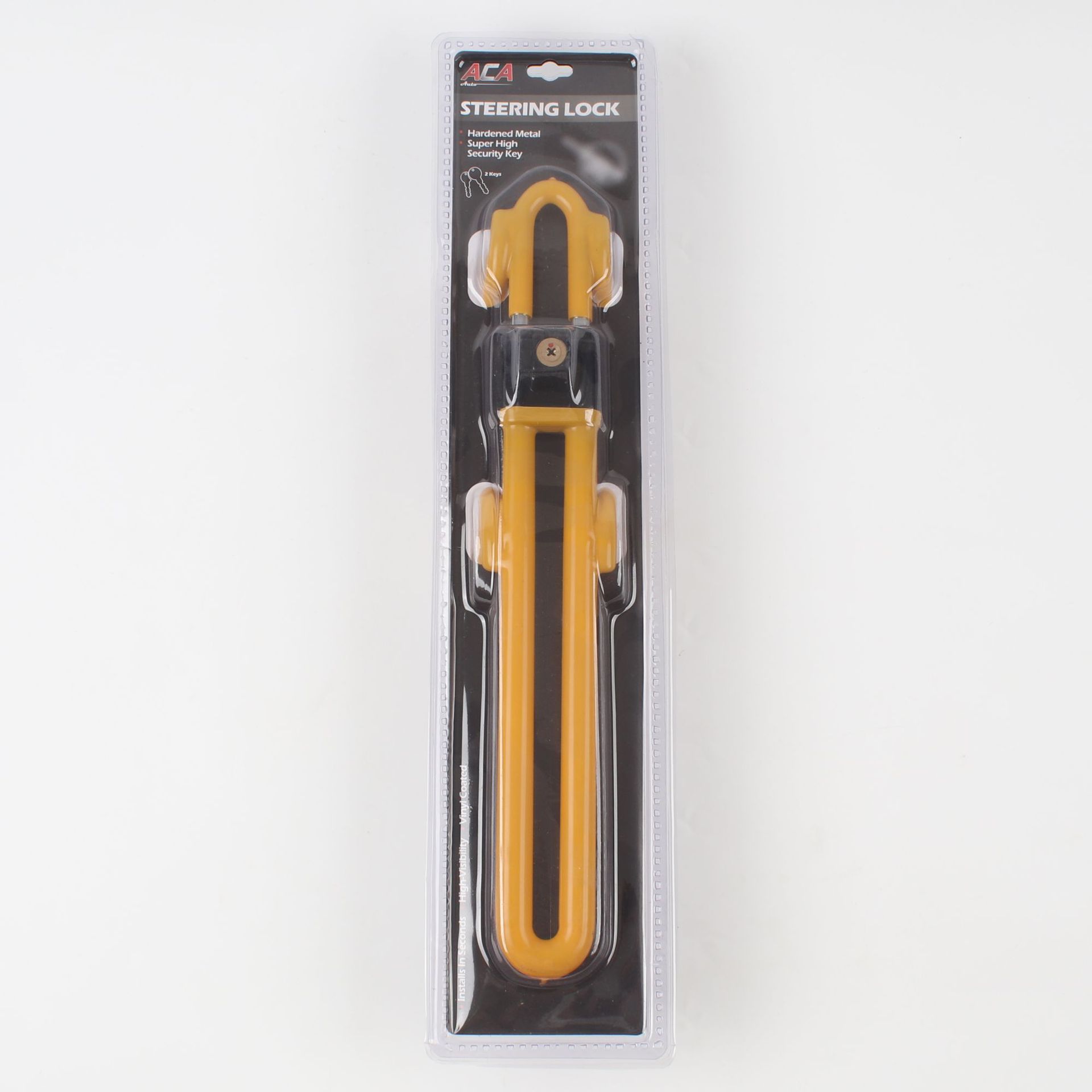 New Car Steering Wheel Lock Multifunctional Adjustable Telescopic Safety Anti-Theft Lock Thickeneded Broken Window Metal U-Shaped Lock