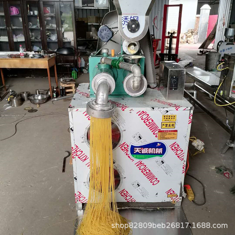 东北冷面机 荞麦面条机 家用钢丝面机送技术