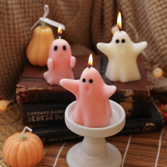 ハロウィンゴーストキャンドル雰囲気ホームスタイリングセット高級大豆ワックスギフトクロスボーダーアロマセラピー