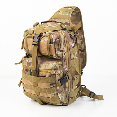 跨境专供户外随身背包单肩包战术胸包工具包迷彩单肩包|ms