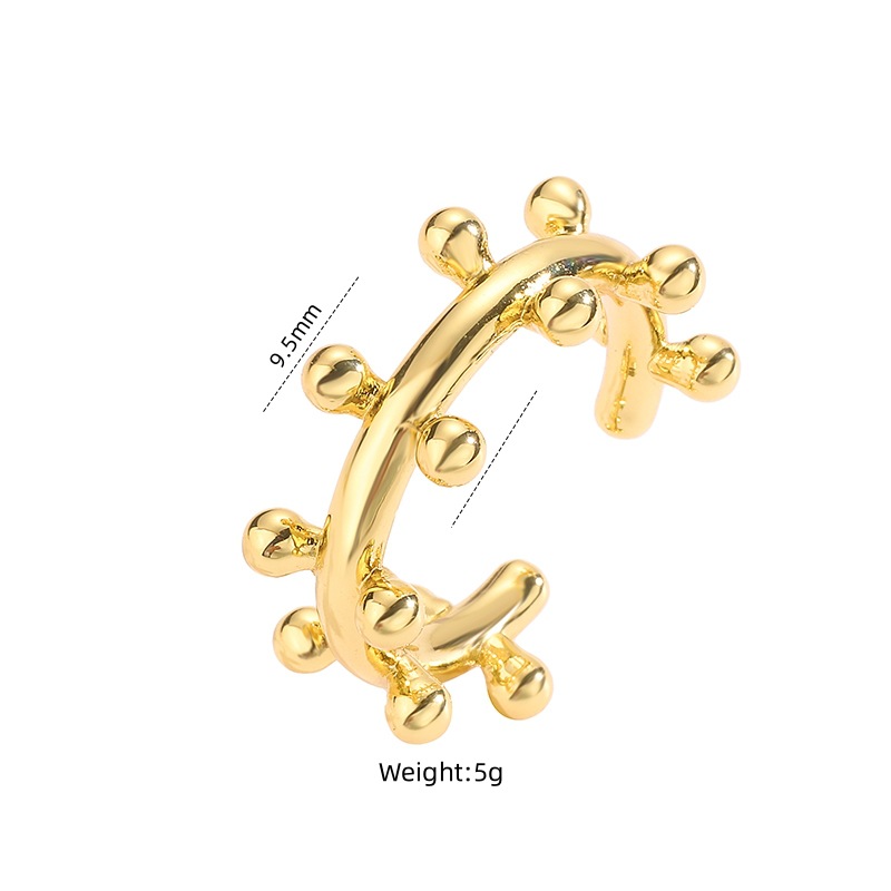 4g Weight Open Rings Classification Adjustable Ring Size 1 Piece Quantity Daily Occasion Copper Material Geometric, Solid Color, Knot Pattern Women's Gender Retro Style Copper Geometric Solid Color Knot Open Rings 9