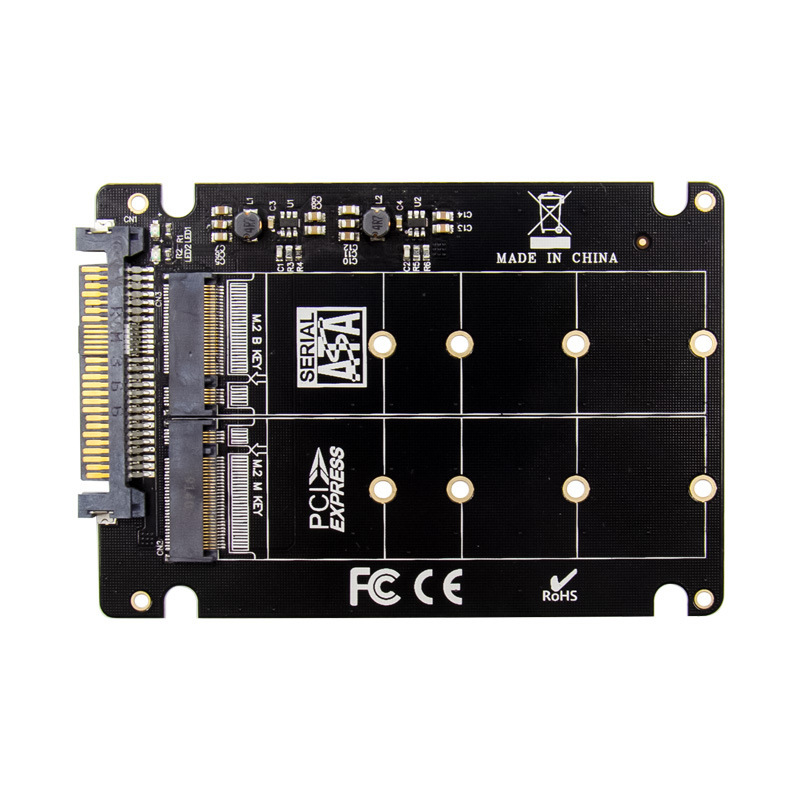 Solid State Drive Expansion Card U.2 to M.2 NVMe SSD Adapter M.2 B+m Conversion Card 2280 Solid State Drive Expansion Card U.2 to M.2 NVMe SSD Adapter M.2 B+m Conversion Card 2280