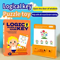 Трансграничный логический ключ Английская версия English Logic Key puzzle game Детская развивающая игрушка