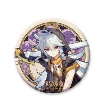 スポット正規品原神テーマ/縦絵シリーズ缶バッジバーピースカラー紙ペンダント人形|undefined