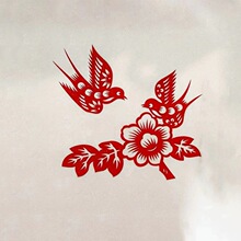 中式秀禾红色植绒布喜鹊花朵头饰新娘国风旗袍晨袍头饰小红书同款