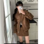 韩国气质长袖秋日夹克