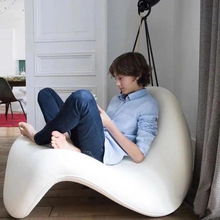 单人沙发椅子休闲懒人北欧设计师款客厅ins简约现代网红舌头椅