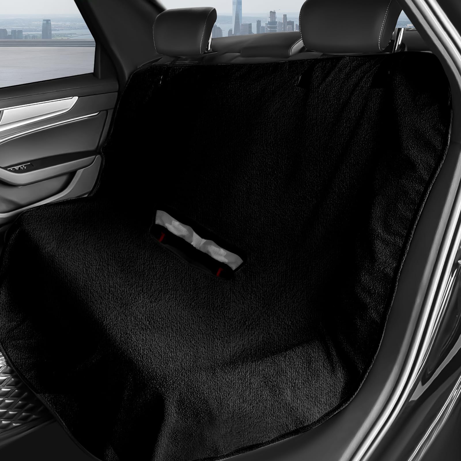 Car seat cushion cover, sweat-absorbing towel, universal car seat cushion for all seasons, dustproof, waterproof, and sweatproof car seat cover