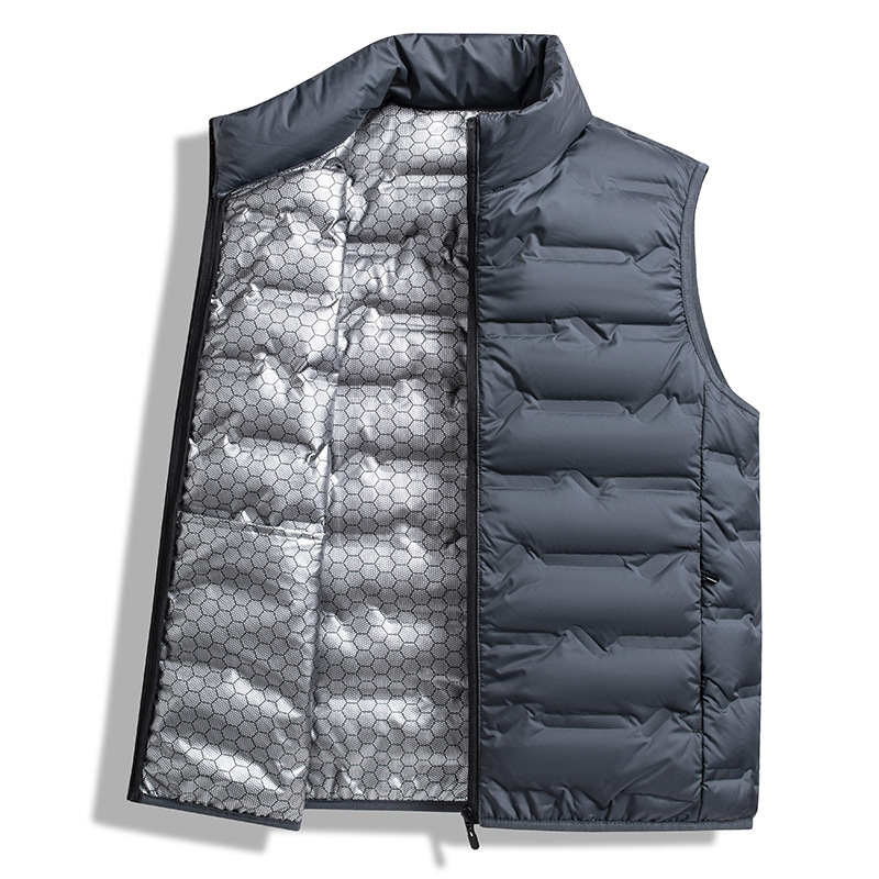 Graphene White Duck down Lightweight down Vest for Men and Women Spring, Autumn and Winter Warm Vest Men's Waistoutwear Vest Jacket