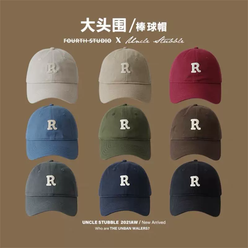 R标棒球帽大头围小头围休闲韩版春夏秋冬适用旅游防晒帽休闲百搭
