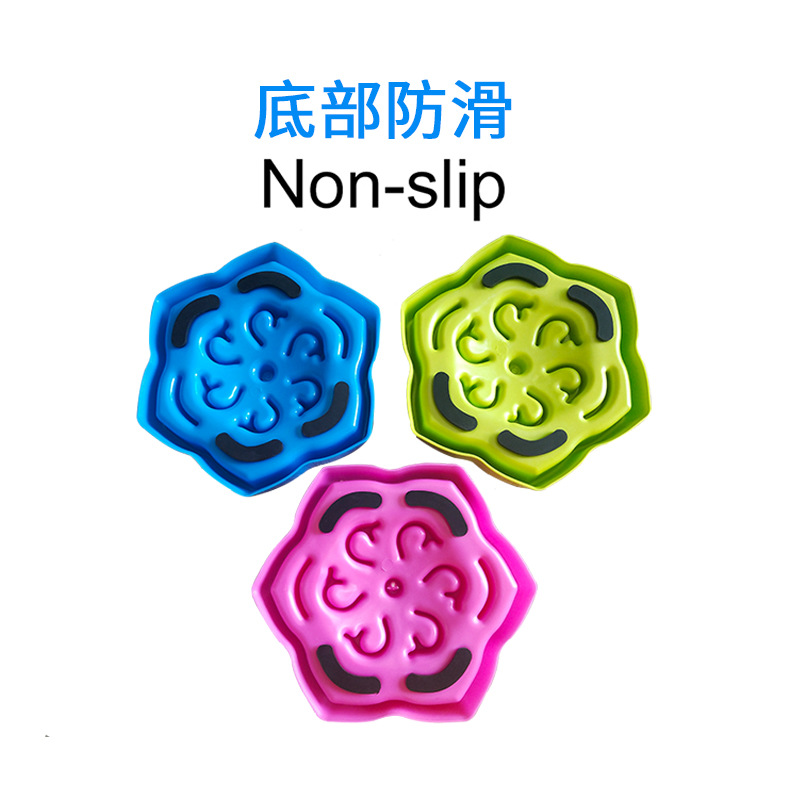 亚马逊ebay跨境新款宠物狗狗慢食碗 便捷防噎缓食狗粮碗批发