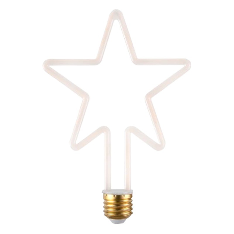 [Luz de línea de estrella grande de cinco puntas] Bar Restaurante Navidad Año Nuevo decoración de vacaciones LED bombilla de luz de línea de plástico