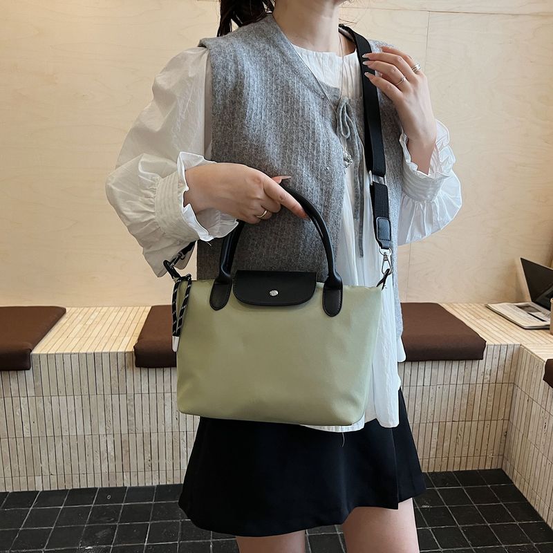 跨境高级小众手提牛津布包包女2025新款大容量休闲通勤单肩斜挎包|undefined
