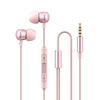 Metal headphones, small earplugs, 3.5mm, wholesale