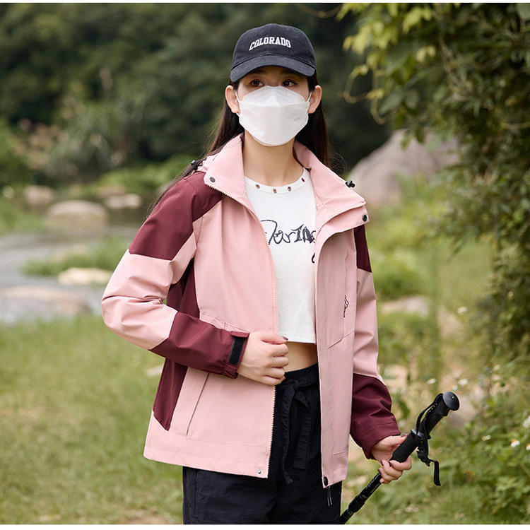 여성모델-핑크와인레드