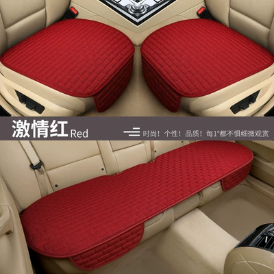 Four Seasons Pad | Set - passion-red-three-piece-suit-ds001-plaid-cushion
