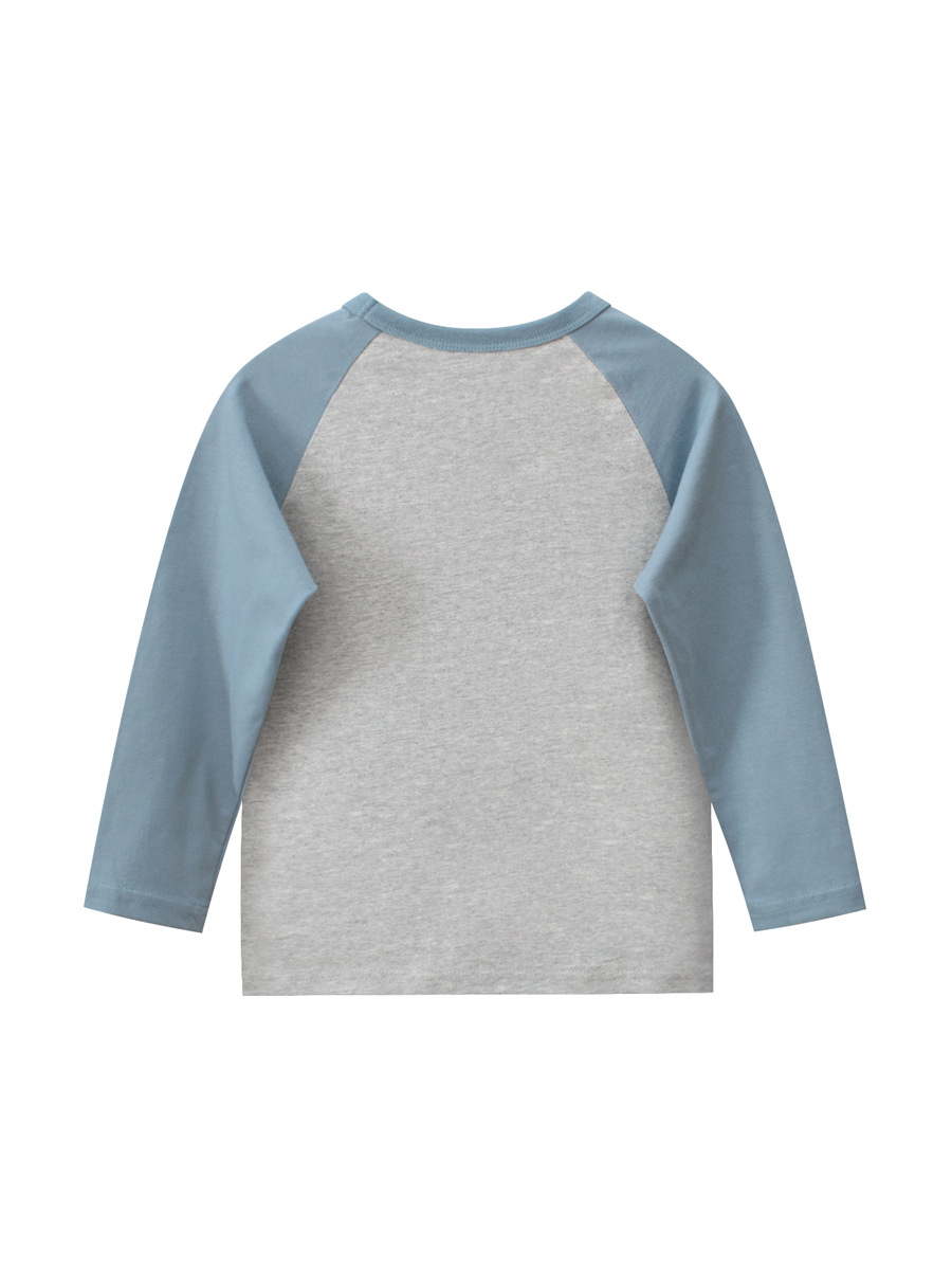 27kids ropa para niños transfronterizos camiseta de manga larga para niños ropa de bebé de venta caliente camisa de fondo de otoño cabello de una pieza