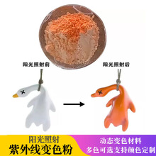 注塑印刷喷涂感光变色粉阳光紫外线变色粉感光室外显色粉变色颜料