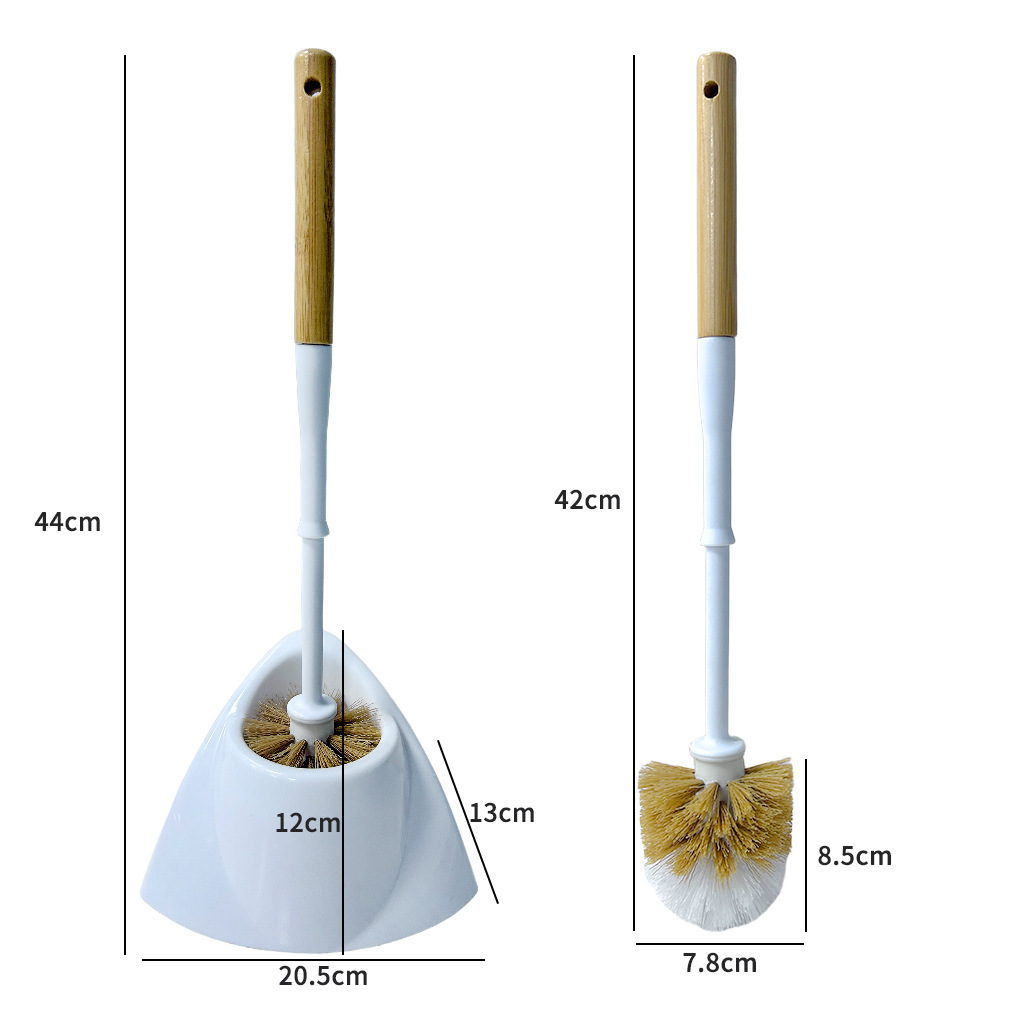 Toilet Cleaning Tools Toilet Brush Set Household Toilet Brush Plastic Soft Bristles No Dead Angle Toilet Brush
