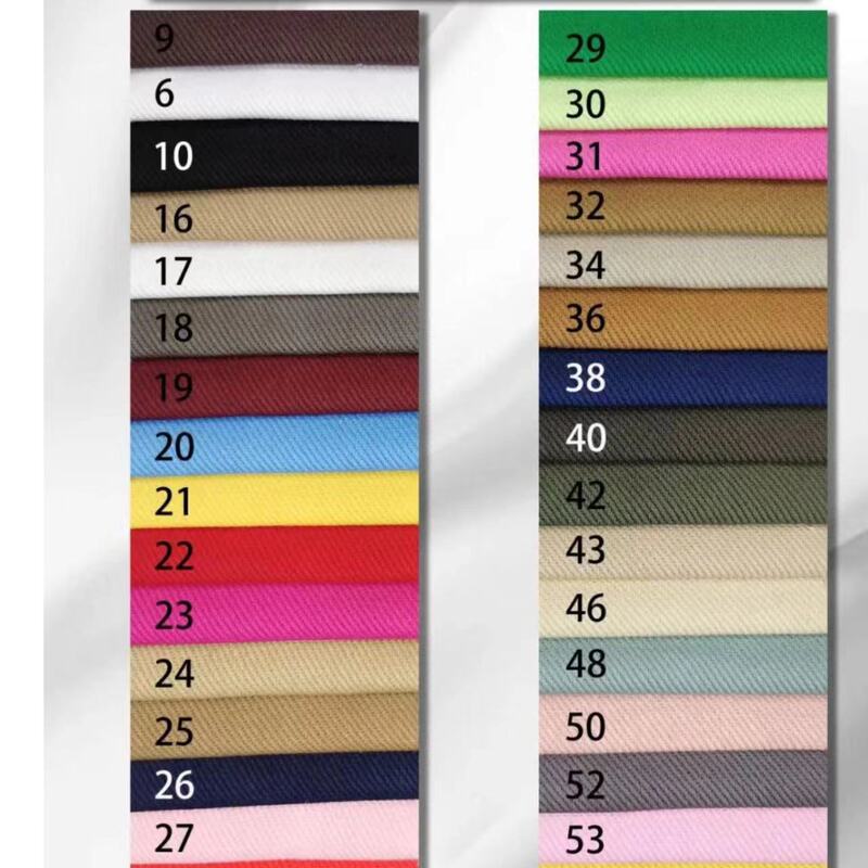 Candy Colorful Non-elastic Twill Washed Cotton Denim Fabric Outwear Pants Skirt Clothes Fabric Wholesale Candy Colorful Non-elastic Twill Washed Cotton Denim Fabric Outwear Pants Skirt Clothes Fabric Wholesale