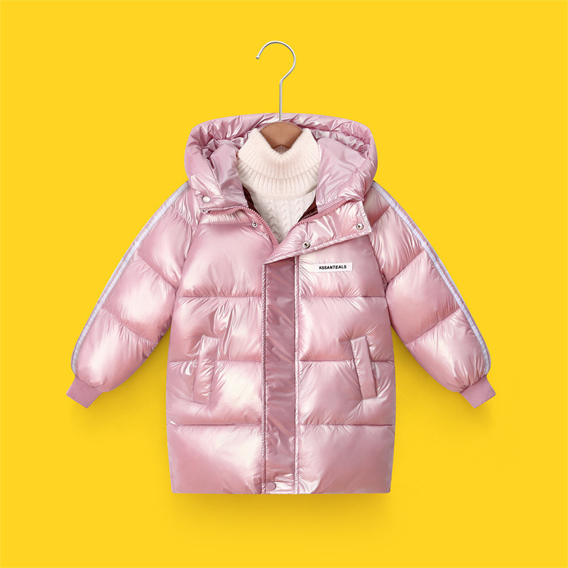 839 invierno y otoño sin lavado nuevo niño grueso chaqueta de algodón largo para niños y niñas chaqueta de algodón grueso caliente ropa de algodón para niños