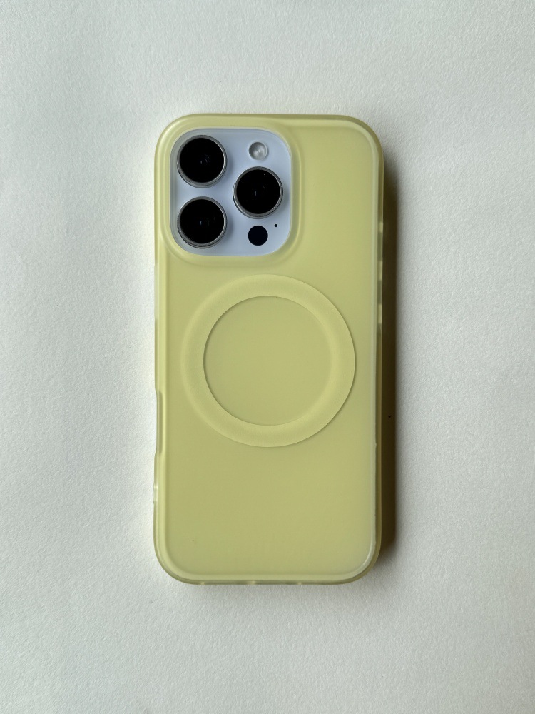 Mono de succión magnética-amarillo limón-borde lateral mate on