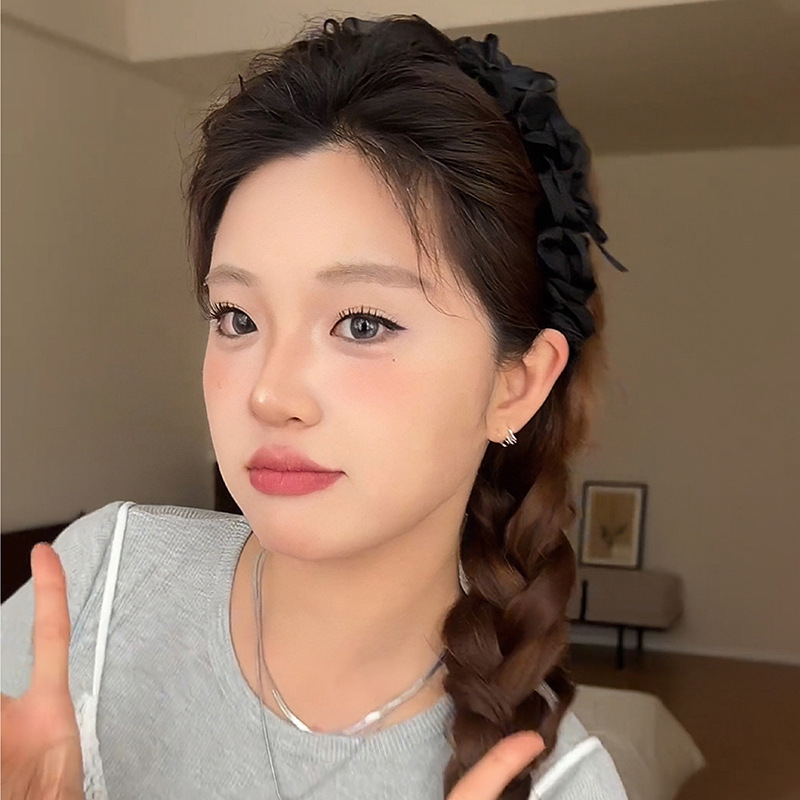 蝴蝶结齿梳发箍女款2025新款高级感轻奢夏天高颅顶头箍发卡头饰|undefined