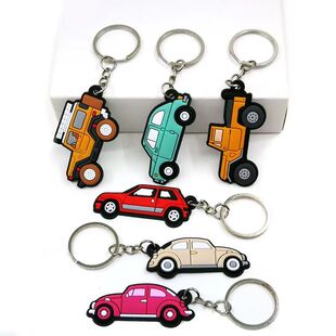 P041 Children's School Bag Pvc Keychain Customization Silicone Rubber Logo Car Pendant Small Pendant Customization