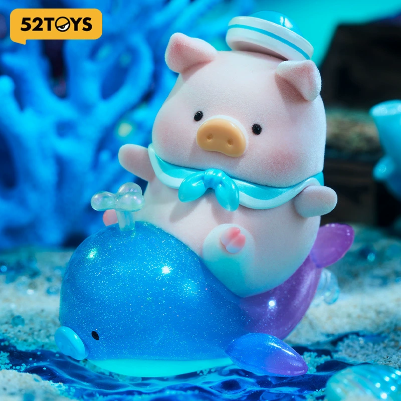 52TOYS Медвежья голова Свинка Лу Лулу Океан серия Шар-бокс детские модные игрушки милые куклы ornaments подарки