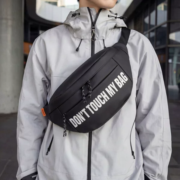 New cross-border chest bag for men, large-capacity shoulder bag, waist bag, cycling backpack, versatile motorcycle sports crossbody bag for men